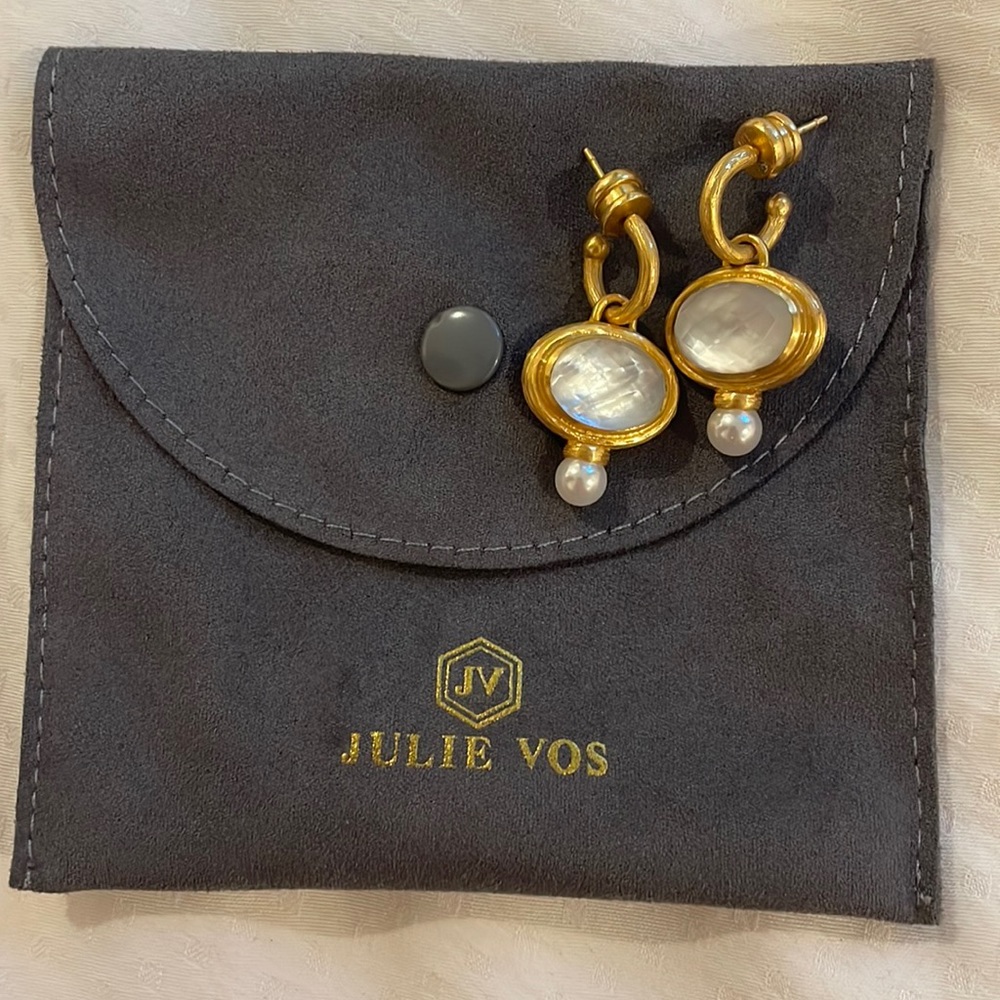 Julie Vos luxury gold earrings